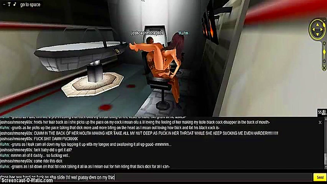 Kuhn Space Night – 3D Anime Couple Engages in Intense Galactic Sex Gameplay