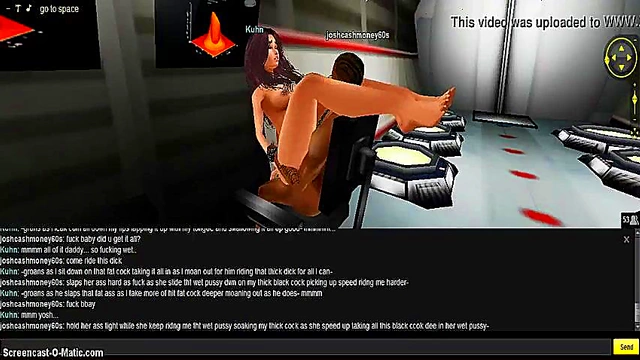 Kuhn Space Night – 3D Anime Couple Engages in Intense Galactic Sex Gameplay