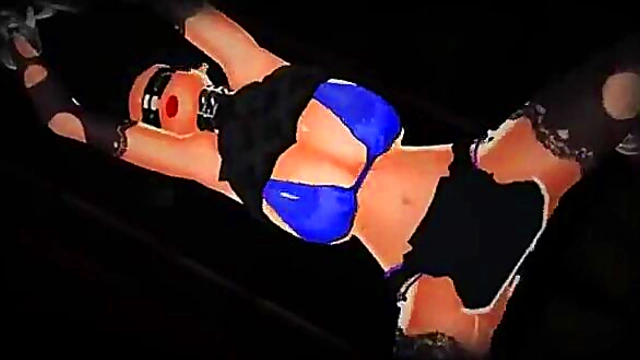 Horny Anime Babe Dances Seductively for Your Pleasure in MMD Animation