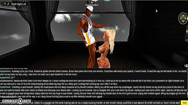 Nymph SuperHead Gives Intense 3D Anime Blowjob In IMVU Game Porn