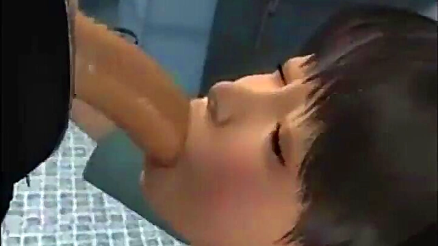 Teen Girl Enjoys Steamy 3D Hentai Threesome Bathtub Session