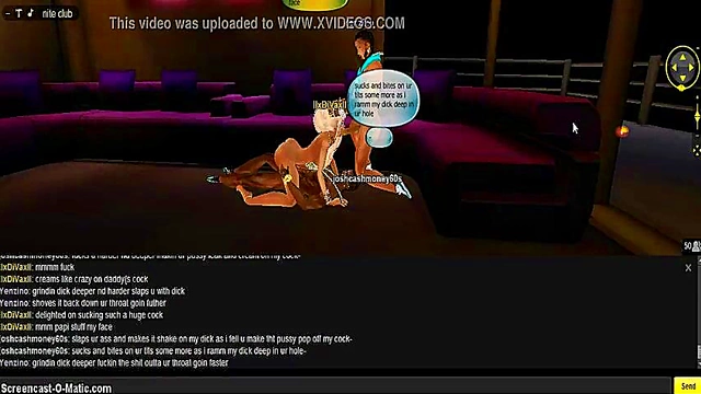3D Diva Nite – Anime Game Chick Seduces in Hot IMVU Action