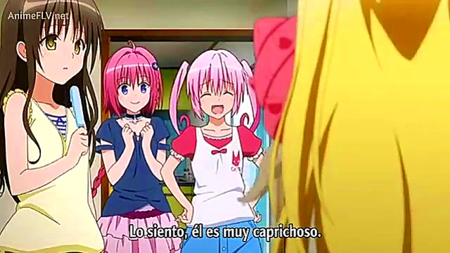 Hot Anime Chick Gets Wild In To Love-Ru DarknessOAD Session