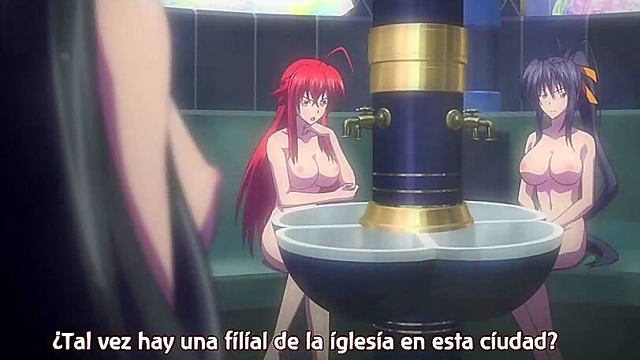 HentaixD New Anime Ecchi Scene With Cute Girls And Steamy Action