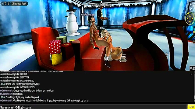Lita X-Mas 3D Anime Porn Adventure – Hot IMVU Game Action