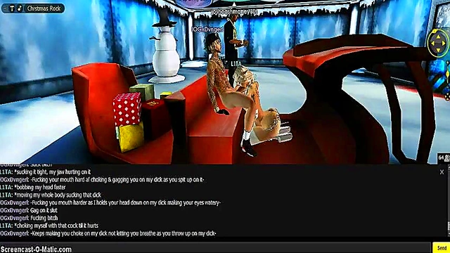 Lita X-Mas 3D Anime Porn Adventure – Hot IMVU Game Action