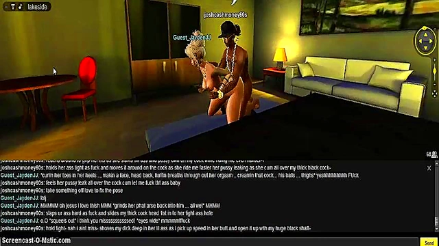 3D IMVU Porn Adventure – Beach House Fun With Anime Girls