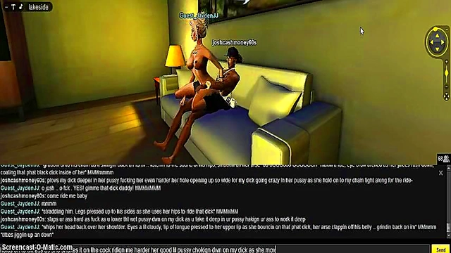 3D IMVU Porn Adventure – Beach House Fun With Anime Girls