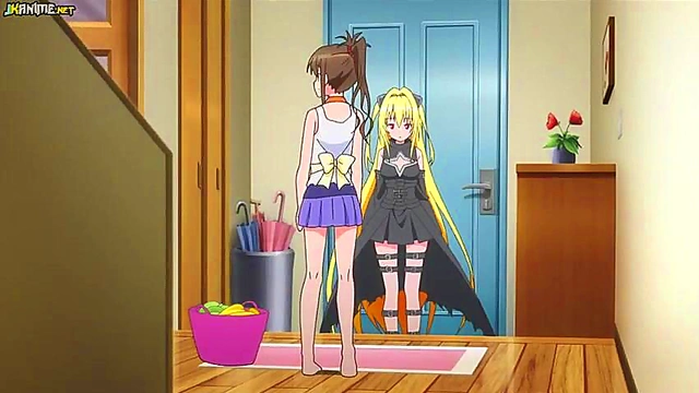 Hot Anime Chick Gets Wild in To Love-Ru Darkness Episode 7 Ecchi Scene