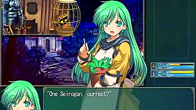 Big-Titted Anime Babe from Let's Play Rance Gets Fucked Hard & Cums