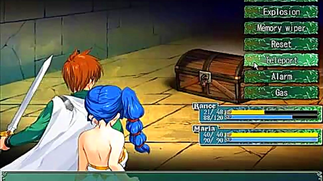 Big-Titted Anime Babe from Let's Play Rance Gets Fucked Hard & Cums