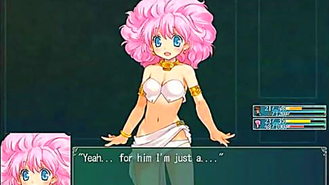 Big-Titted Anime Babe from Let's Play Rance Gets Fucked Hard & Cums
