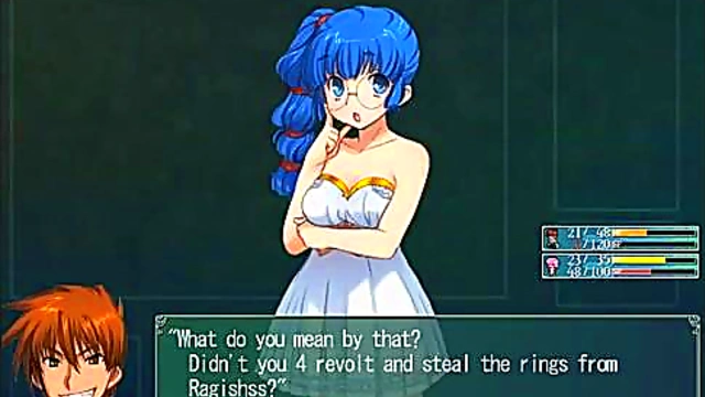 Big-Titted Anime Babe from Let's Play Rance Gets Fucked Hard & Cums