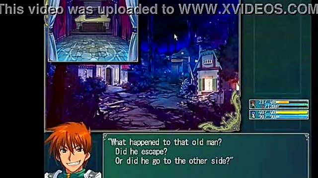 Big-Titted Anime Babe from Let's Play Rance Gets Fucked Hard & Cums