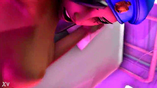 Fully Naked Futa Pharah & Ana Engage in Steamy 3D Hentai Action
