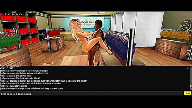 3D Anime Game Chick Gets Fucked Hard In IMVU Porn Scene