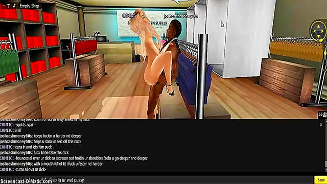 3D Anime Game Chick Gets Fucked Hard In IMVU Porn Scene