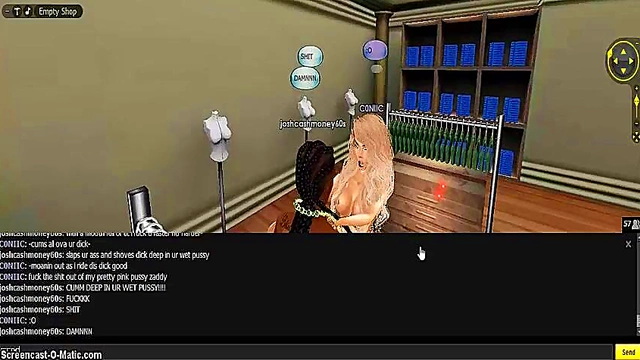 3D Anime Game Chick Gets Fucked Hard In IMVU Porn Scene