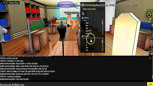 3D Anime Game Chick Gets Fucked Hard In IMVU Porn Scene