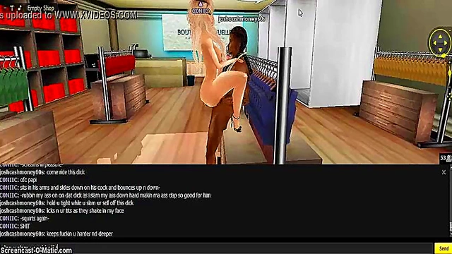 3D Anime Game Chick Gets Fucked Hard In IMVU Porn Scene