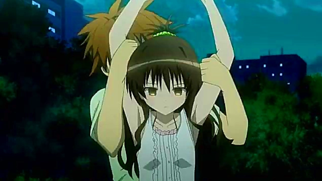 To Love-Ru Darkness – Anime Couple Engage in Hot Ecchi Action