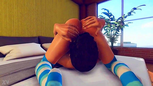 Hetero 3D Anime Couple Engages in Virtual Sex Adventure