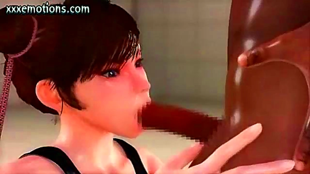 Big Meloned Anime Slut Devours Dick With Her Mouth & Tits In Hardcore Blowjob Feast