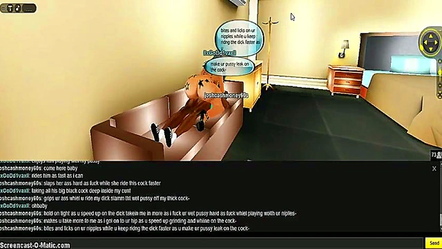 3D Porn Diva Gets Wild in Hotel Room With Game IMVU Animations