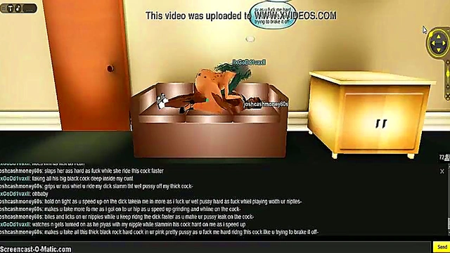 3D Porn Diva Gets Wild in Hotel Room With Game IMVU Animations