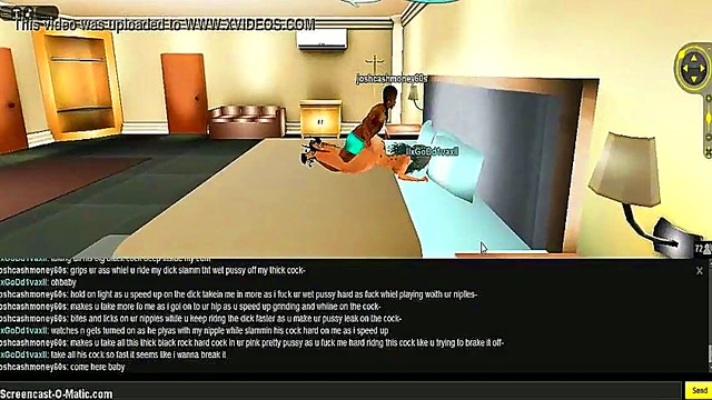 3D Porn Diva Gets Wild in Hotel Room With Game IMVU Animations