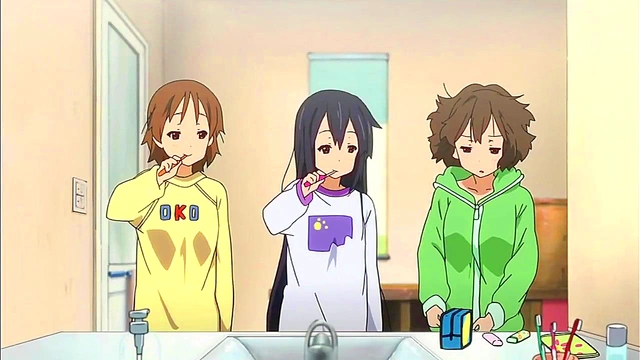 K-ON Anime Girls Rock Out With Sexy Music Session