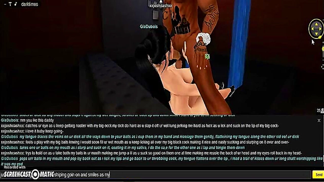 Gia Takes Steamy Shower With Seductive 3D Anime Game Action