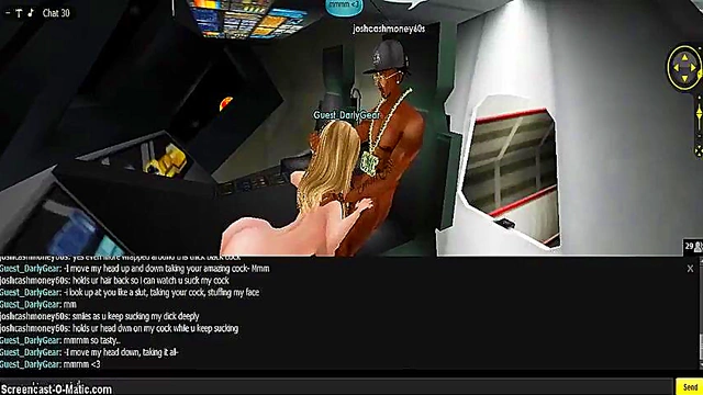 3D Anime Spaceship Adventure – Cartoon Couple Enjoy Intense Game Session