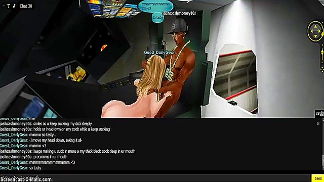 3D Anime Spaceship Adventure – Cartoon Couple Enjoy Intense Game Session