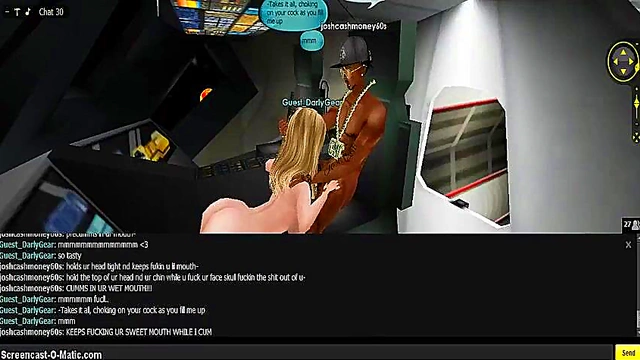 3D Anime Spaceship Adventure – Cartoon Couple Enjoy Intense Game Session