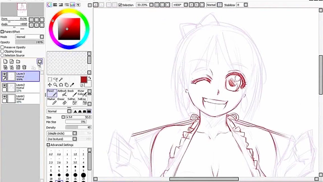 Teen Hentai Babe With Big Tits Gets Drawn In Sexy Positions