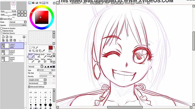 Teen Hentai Babe With Big Tits Gets Drawn In Sexy Positions