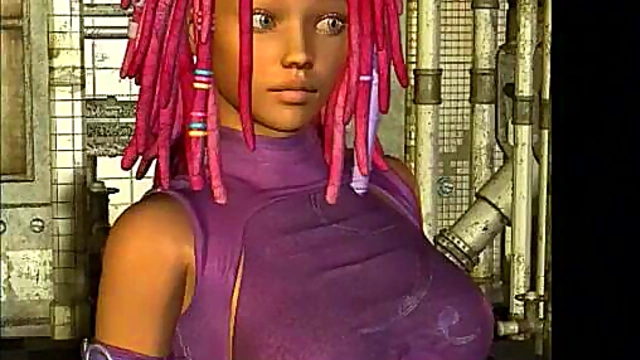 Freckled 3D Anime Babe Sucks Big Dick For Hardcore Blowjob Feast