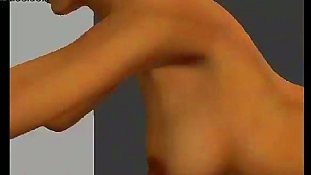 Freckled 3D Anime Babe Sucks Big Dick For Hardcore Blowjob Feast