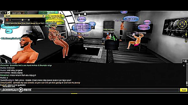 West Side Orgy – 3D Anime Porn Couples Get Wild In IMVU Game