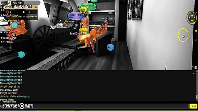 West Side Orgy – 3D Anime Porn Couples Get Wild In IMVU Game