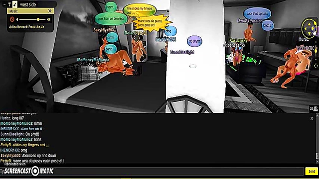 West Side Orgy – 3D Anime Porn Couples Get Wild In IMVU Game