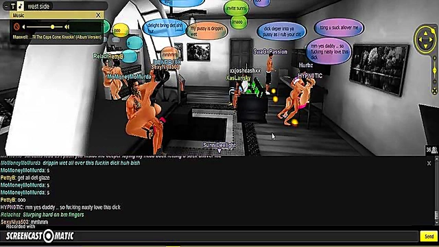 West Side Orgy – 3D Anime Porn Couples Get Wild In IMVU Game