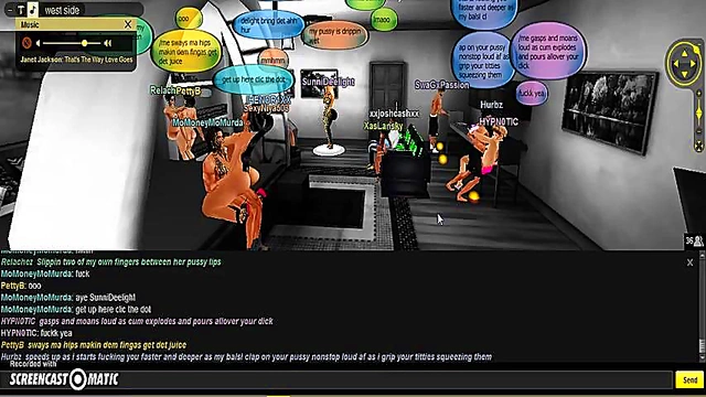 West Side Orgy – 3D Anime Porn Couples Get Wild In IMVU Game