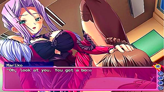 Horny Magical Teacher Seduces Student for Anime Eroge Action