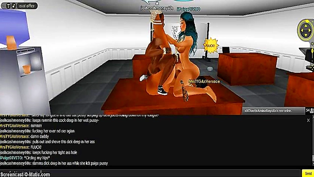 Paige's 3D Anime 3-Way Adventure With Game Characters IMVU Style