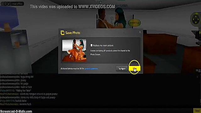 Paige's 3D Anime 3-Way Adventure With Game Characters IMVU Style