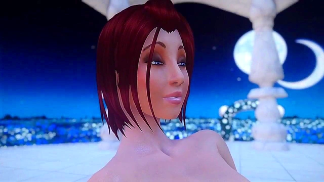 Horny Futa fucks Female Lover in Anime Love Story