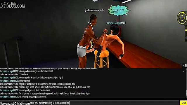 Angell DMV Rides Cock in 3D Anime Game Porn Adventure