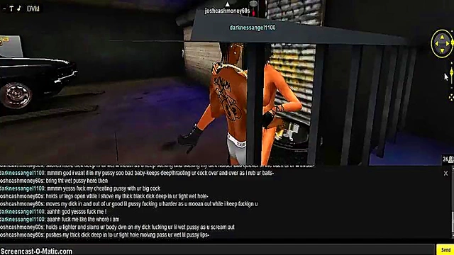 Angell DMV Rides Cock in 3D Anime Game Porn Adventure